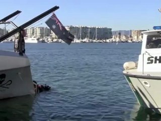 EXCLUSIVE: Sea Shepherd Brigitte Bardot Visits Marina Del Rey, California