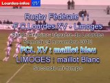 Rugby Fédérale 1 - Lourdes 18 Limoges 12 (MT 9-6)