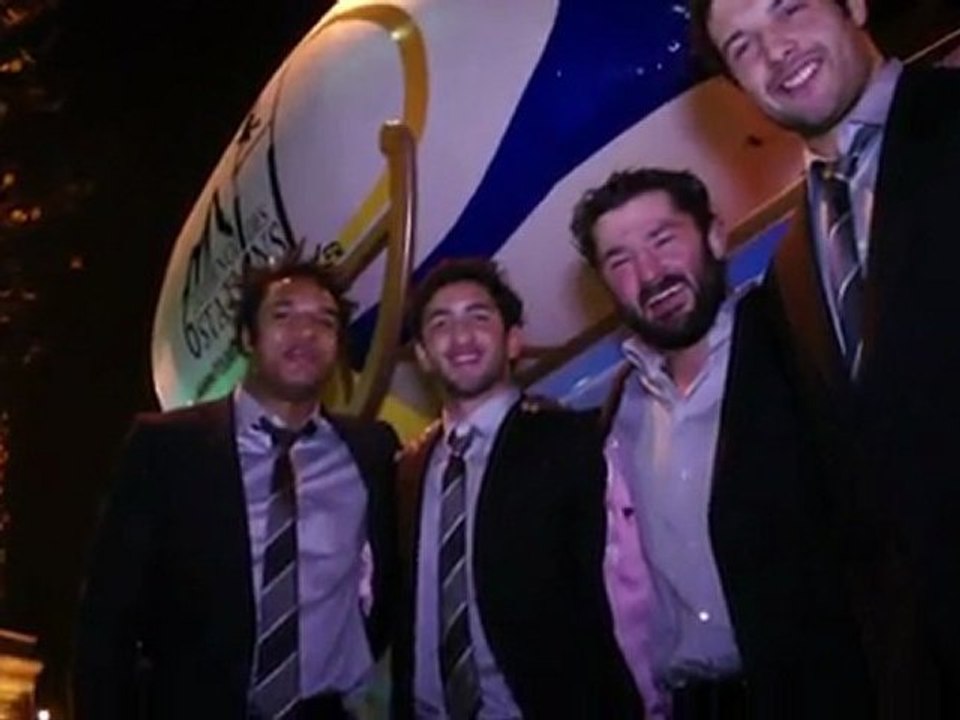 Du Rugby dans une limousine