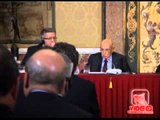 Napoli - Napolitano scopre targa per Gustav Herling e di Benedetto Croce 2 (live 20.11.12)