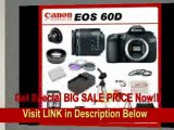 [FOR SALE] Canon EOS 60D DSLR Camera Kit with Ultimate Proate Pro Package: Featuring Canon EF-S 18-55mm f/3.5-5.6 IS II, Also Includes: 0.45x High Definition Wide Angle Lens & 2x Telephoto HD Lens, 3 Piece Filte