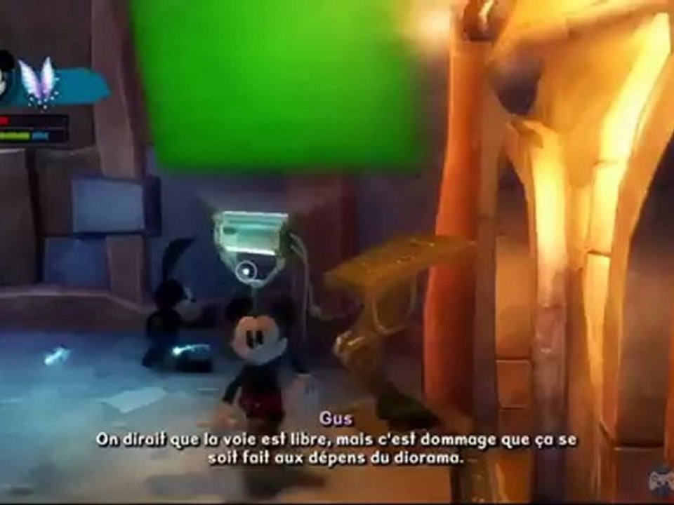 Epic Mickey 2 : Le Retour des Héros. Le tunnel du train.