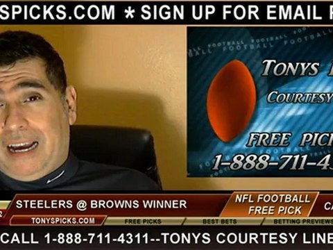 Pittsburgh Steelers versus Cleveland Browns Pick NFL Pro Football 11-25-2012