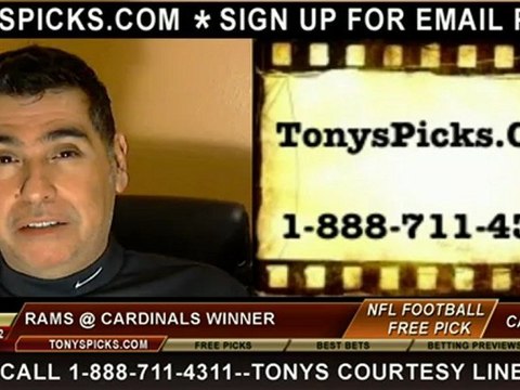 St Louis Rams versus Arizona Cardinals Pick NFL Pro Football 11-25-2012