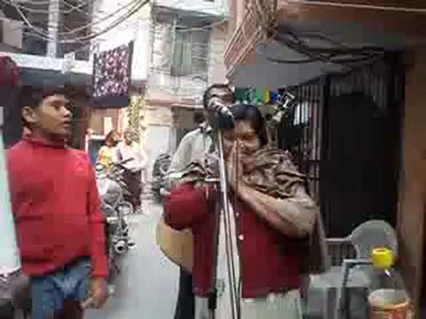 Gospel open air preaching by Evangelist Hemant & daughter Glory Daniels