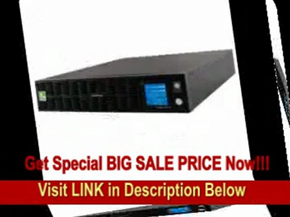 [BEST BUY] CyberPower PR3000LCDRT2U Smart App Sinewave Green UPS - 3000VA/2250W AVR LCD SNMP/HTTP XL (Black)