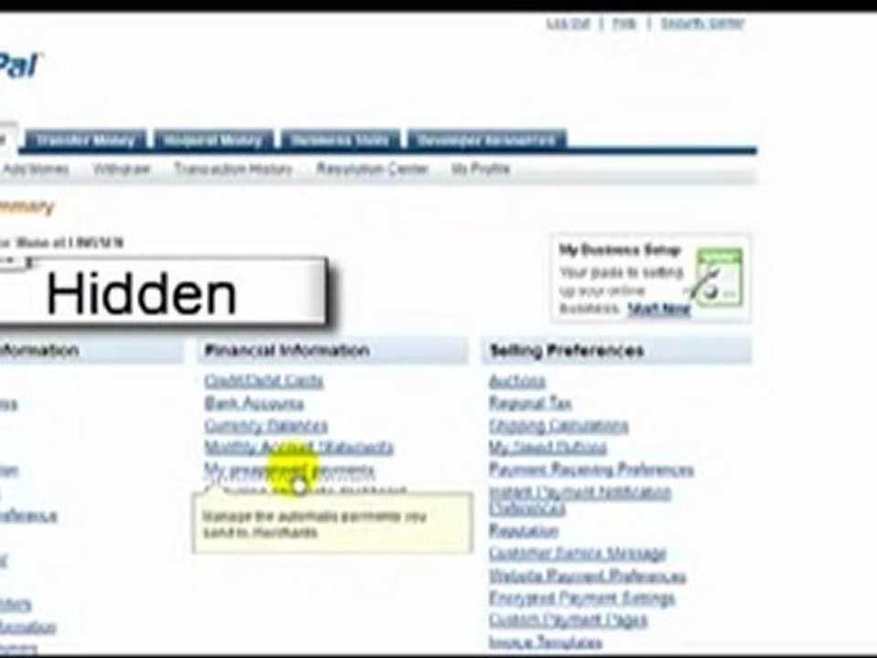 wheretofindpreapprovedpaymentsinpaypal mov