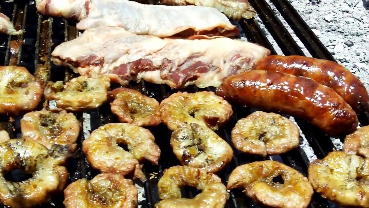 Asado terrible, completito completito