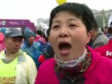 Beijing marathon runners brave pollution