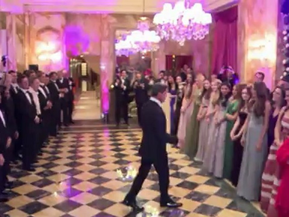 Sylvester Stallone opens debutants ball in Paris