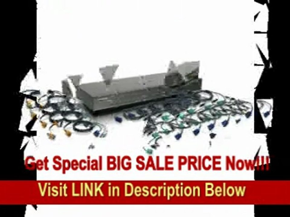 [BEST PRICE] IOGEAR 16-Port USB PS/2 Combo KVM Switch with 12 USB KVM Cables and 4 PS/2 KVM Cables GCS1716KIT