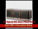 [SPECIAL DISCOUNT] Salamander Synergy 237 A/V Cabinet with Three Doors -Walnut/Black