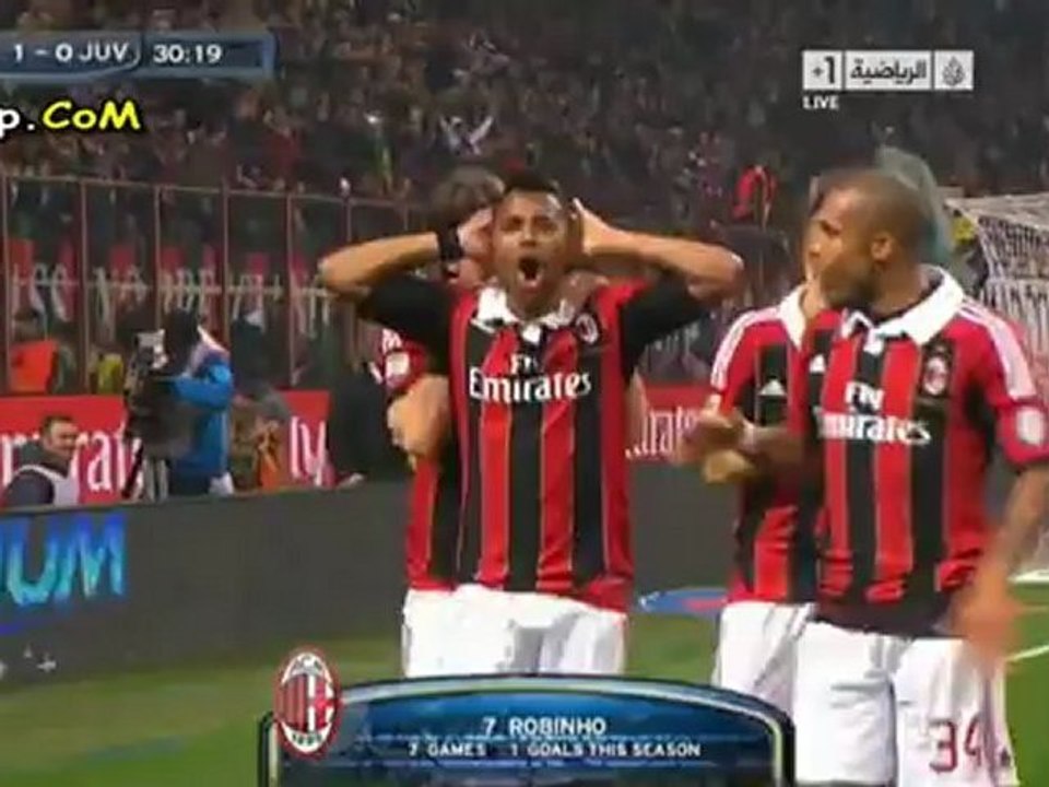 أهداف مباراة ميلان ويوفنتوس 25/11/2012