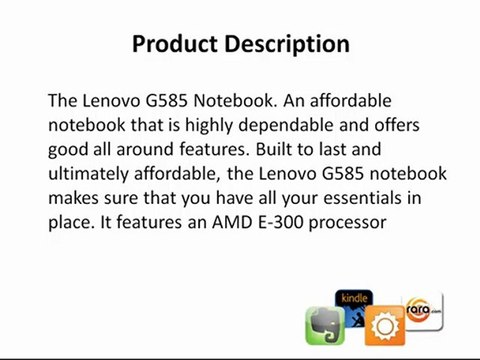 Lenovo G585 15.6-Inch Laptop (Black Textured) Review