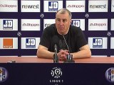 Conférence de presse Toulouse FC - Olympique Lyonnais : Alain  CASANOVA (TFC) - Rémi GARDE (OL) - saison 2012/2013