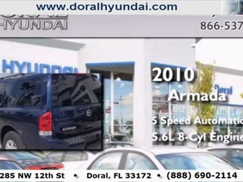 used 2010 Nissan Armada Titanium in Miami FL @ Doral Hyundai - F027882A