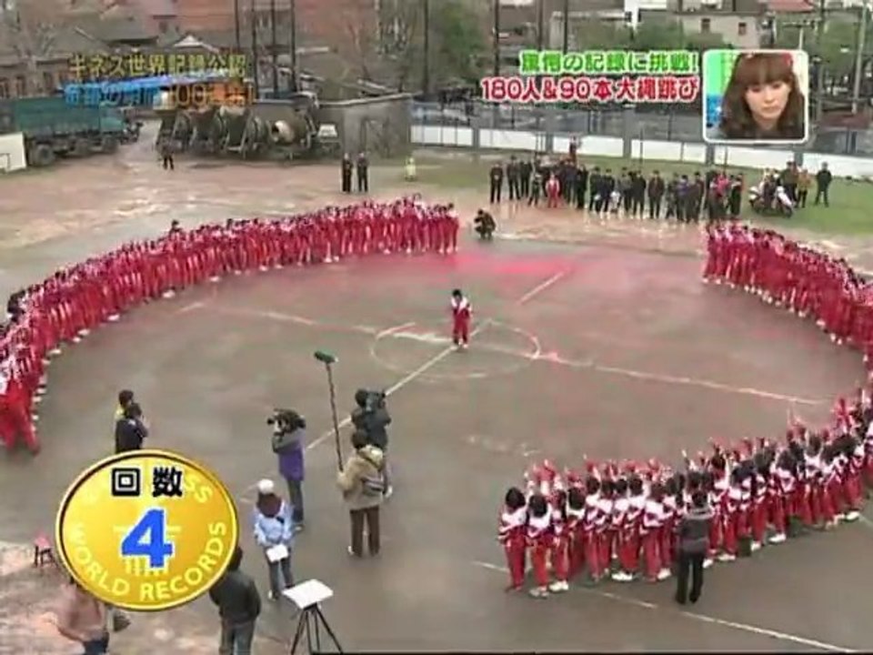 Record du monde avec 110 cordes à sauter