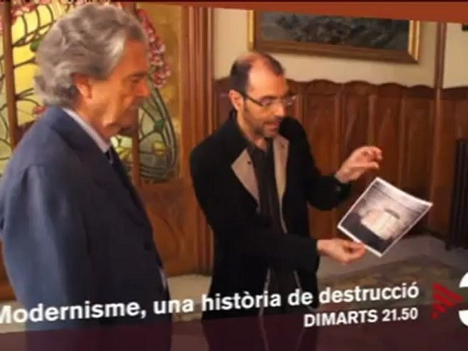 TV3 - Dimarts, a les 21.50 a TV3 - "Sense ficció; Modernisme, una història de destrucció"