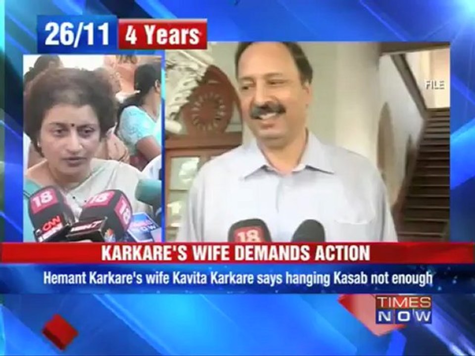 Karkare's wife demands action