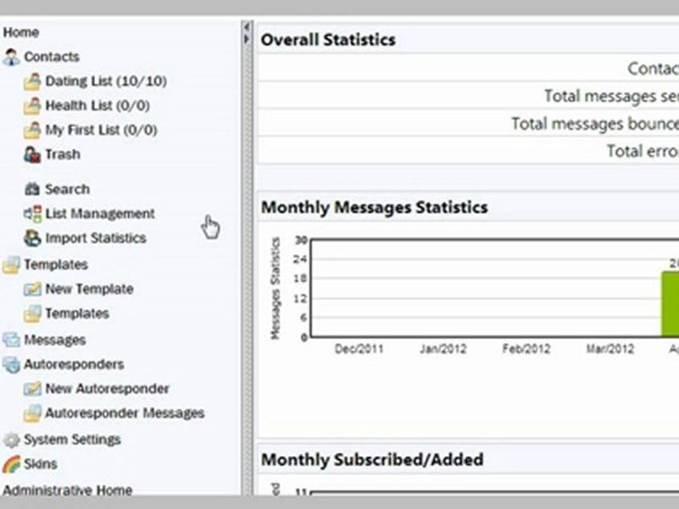 Emailsender: How to add contacts in 2 ways