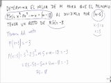 Problemas resueltos de polinomios teorema del resto problema 21