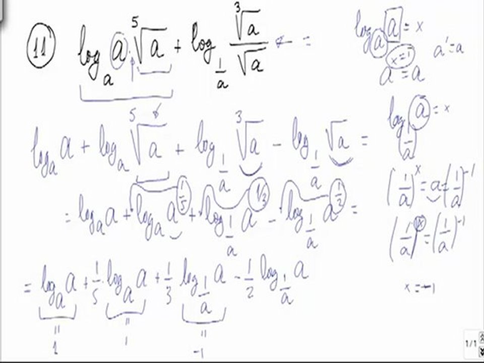 Ejercicios y problemas resueltos de logaritmos problema 11