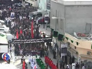 قمع مسيرة "لبيك يا حسين" في النويدرات بالبحرين