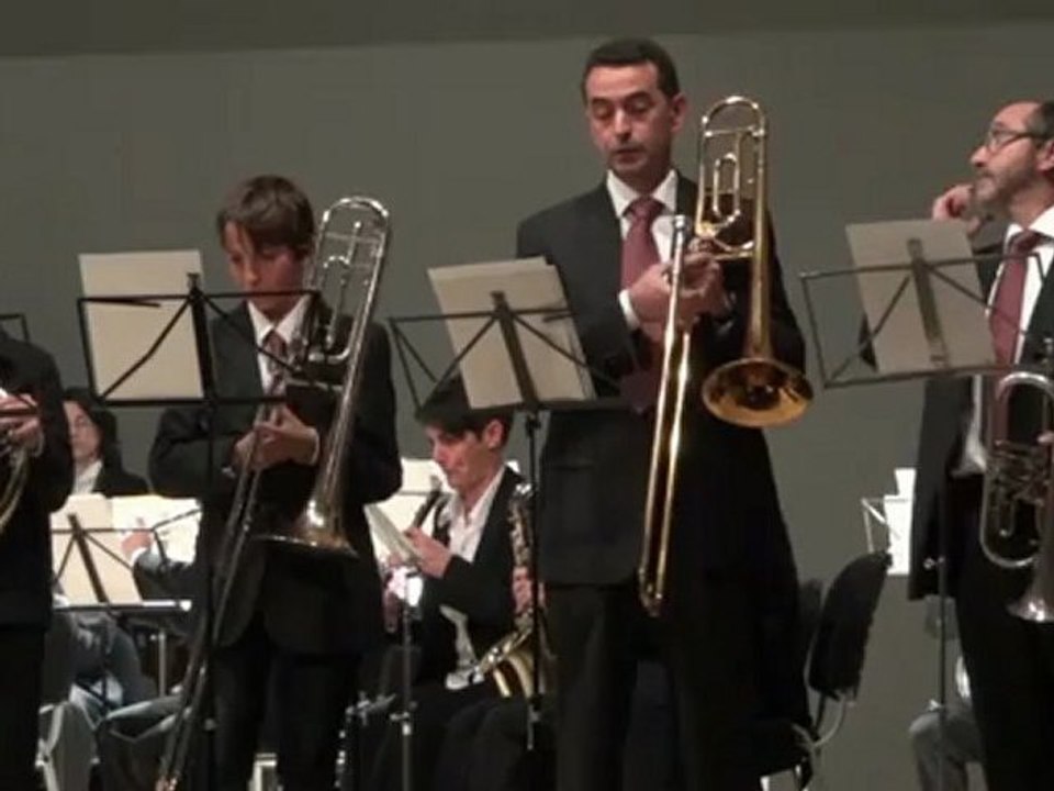 "Trombones bravos" al concert de Sta. Cecília 2012, de la Banda de Benlloch