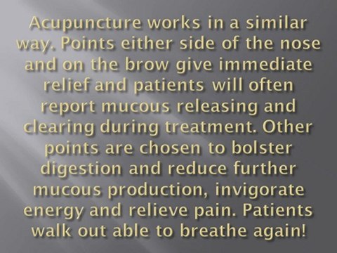No more face-ache Chinese herbs and acupuncture for sinusitis