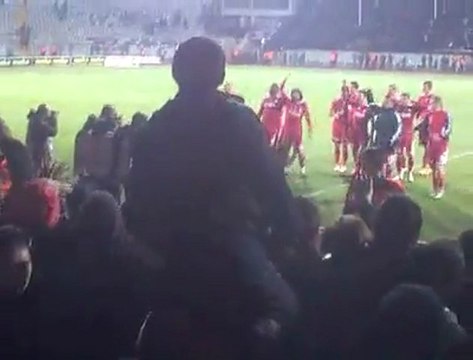 Sivasspor 4-2 Kayserispor, Futbolcular ve taraftar tezahürat