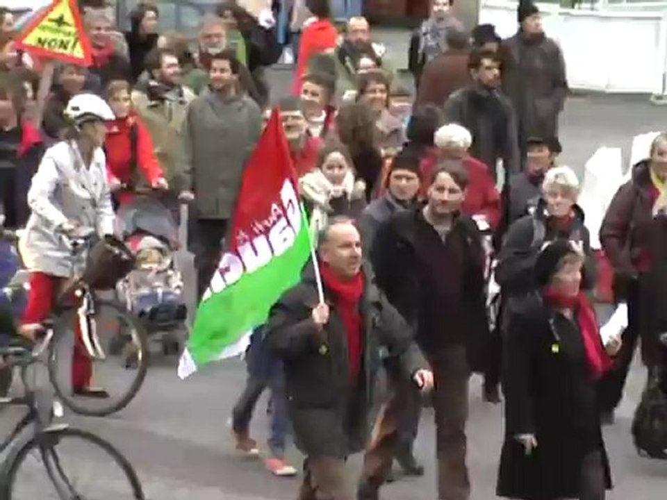 Manifestations pro-palestinienne et anti-aéroport à Nantes - Samedi 24 novembre 2012