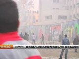 Egypte: Des gaz lacrymogènes contre des manifestants