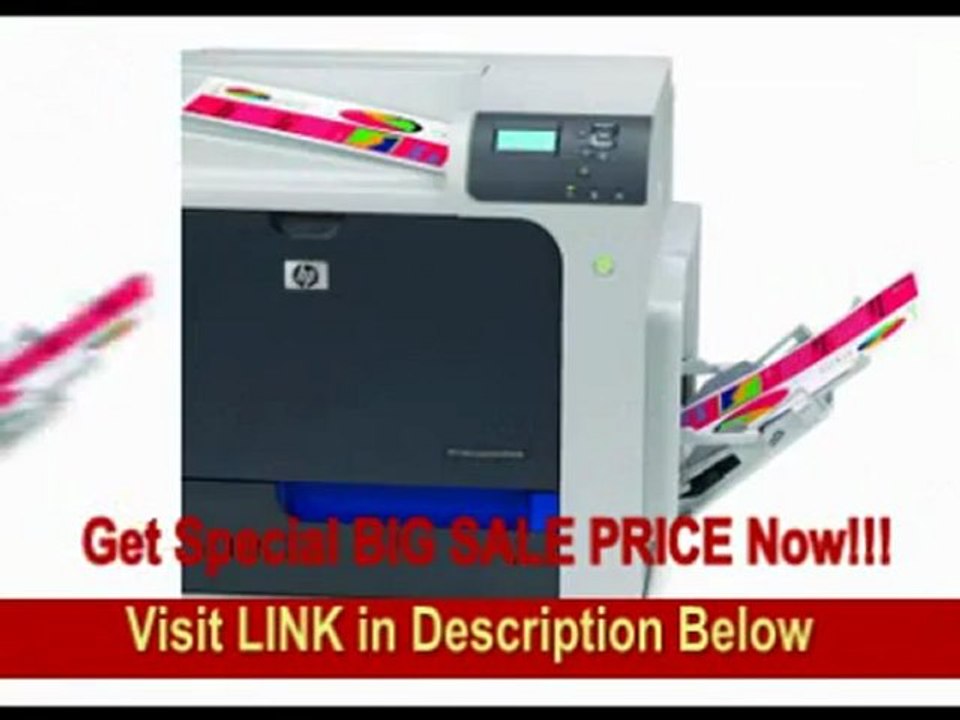 [REVIEW] HP Color LaserJet Enterprise CP4525n Printer - Black/Silver (CC493A)