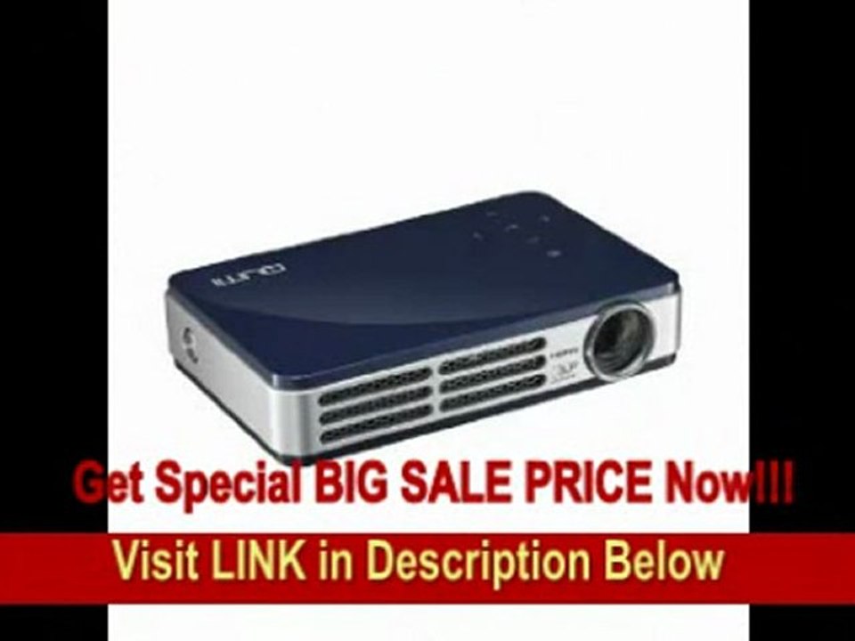[SPECIAL DISCOUNT] Vivitek Qumi Q5 500 Lumen WXGA HD 720p HDMI 3D-Ready Pocket DLP Projector with 4GB Memory (Blue)