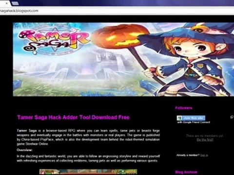 tamer saga cheat