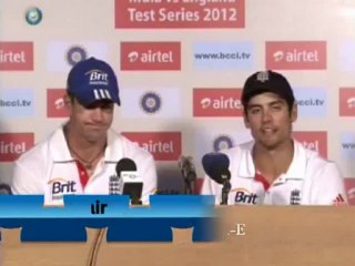 Alastair Cook Post match PC 2nd test day 4 Mumbai 26 November