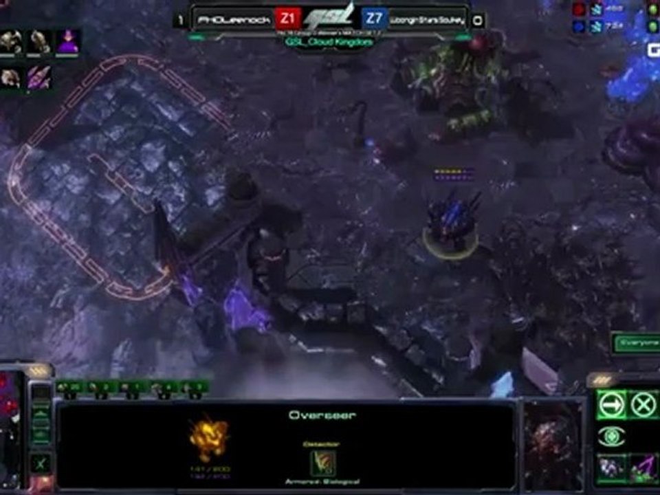 2012 GSL S5 CodeS RO16 Woongjin_Soulkey[Z] VS FXO_Leenock[Z] Set2