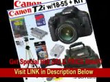 [FOR SALE] Canon EOS Rebel T2i 18 MP CMOS APS-C Digital SLR Camera with EF-S 18-55mm f/3.5-5.6 IS Lens   16GB Deluxe Accessory Kit