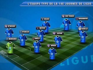 L'équipe-type de la 14e journée de Ligue 1