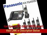[SPECIAL DISCOUNT] Panasonic KX-TG4500 4 Line Cord / Cordless Phone Base With 5 Handsets