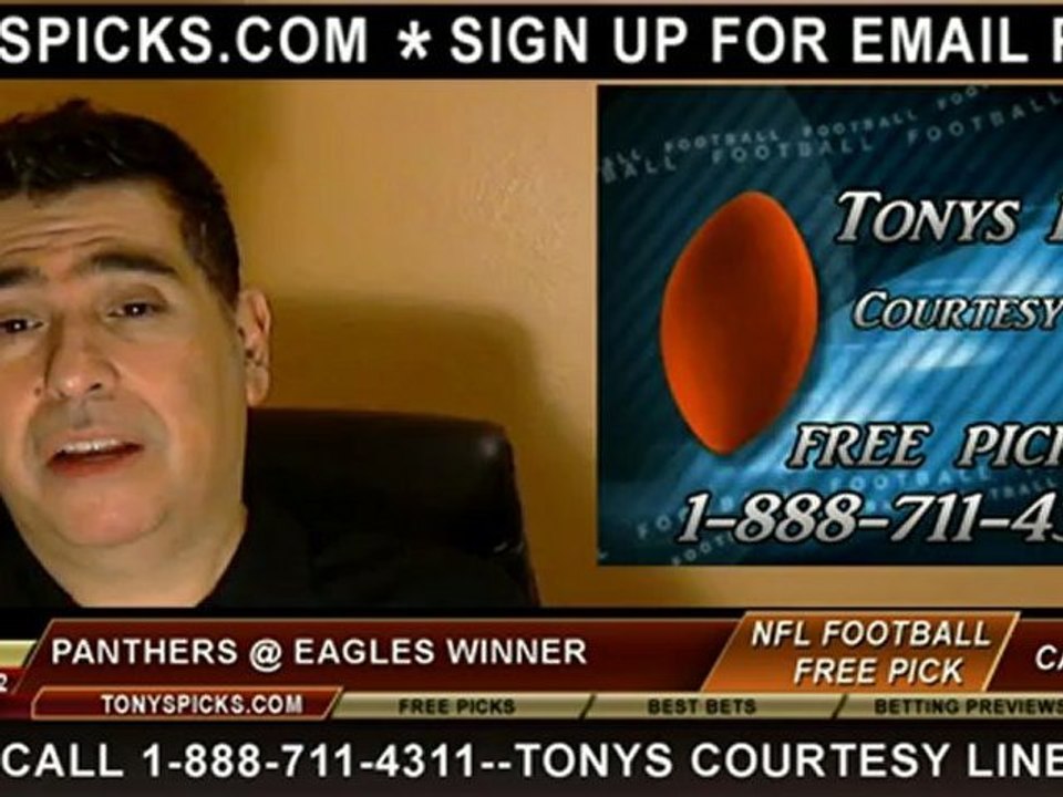Carolina Panthers versus Philadelphia Eagles Pick Prediction NFL Pro Football Odds Preview 11-26-2012