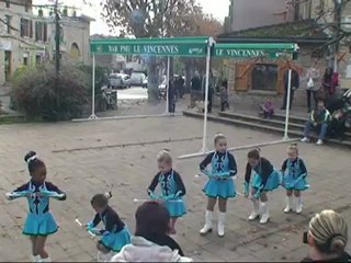 Les majorettes de l'isle d'abeau débutantes Cathy