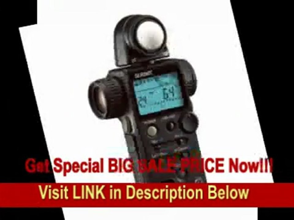 [BEST BUY] Sekonic L-758Cine Light Meter (Black)