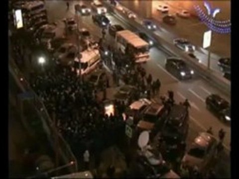 Arrestation d'opposants à Moscou