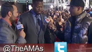 50 Cent Red Carpet Interview AMA 2012