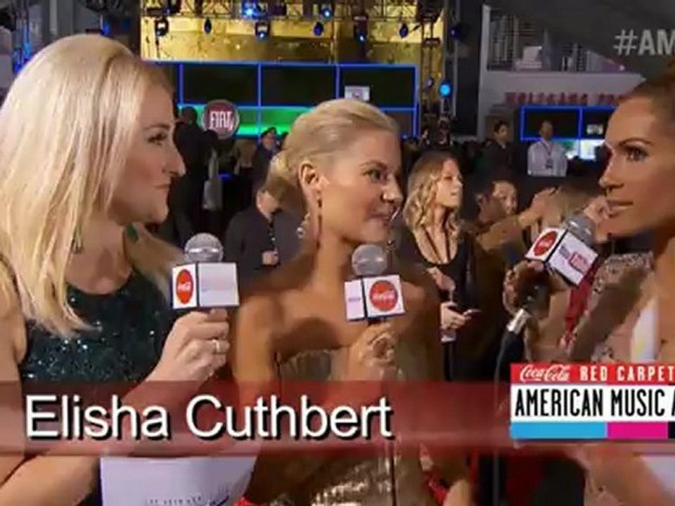Elisha Cuthbert Red Carpet Interview AMA 2012