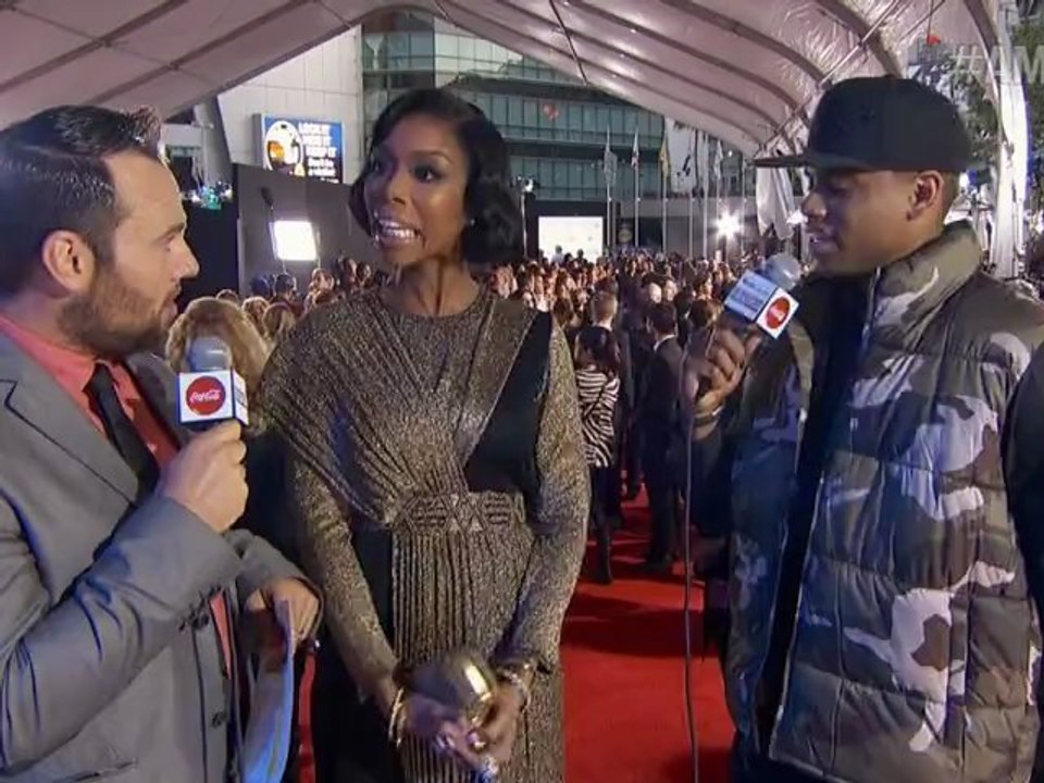 Brandy Red Carpet Interview AMA 2012