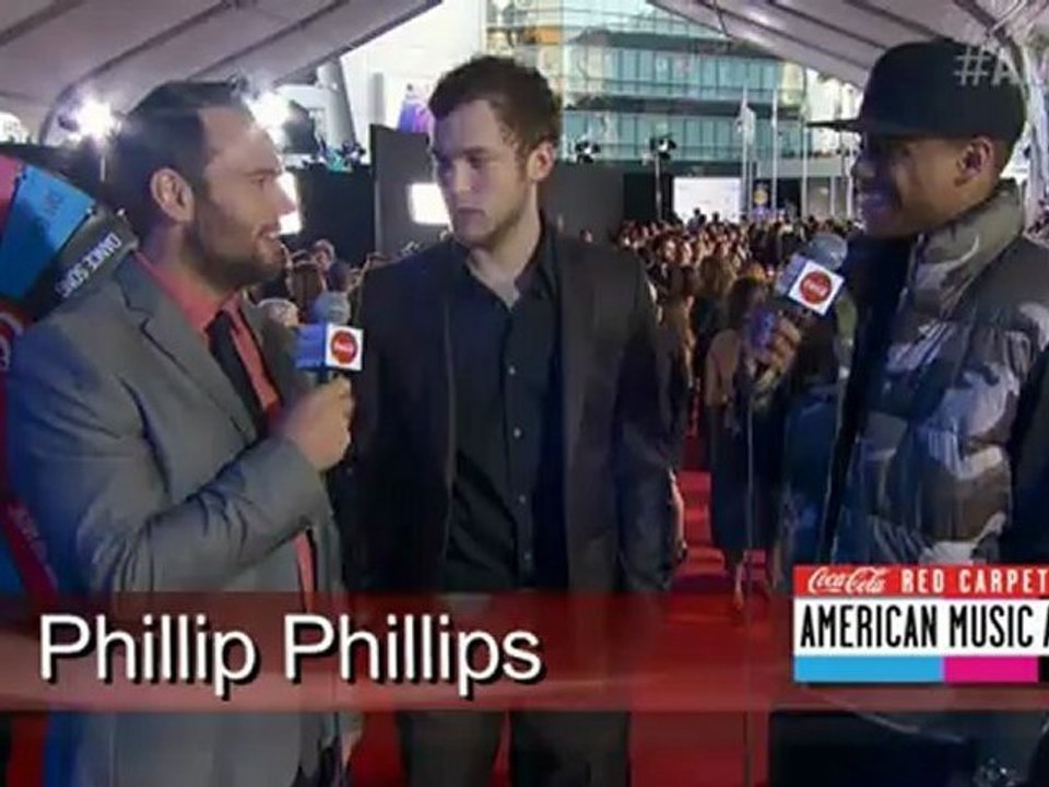 Phillip Phillips Red Carpet Interview - AMA 2012