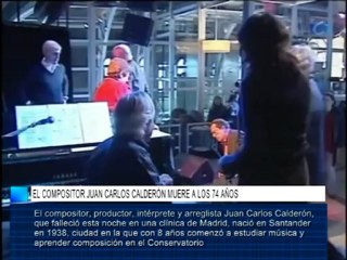 Muere en Madrid a los 74 años el compositor Juan Carlos Calderón