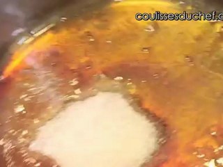 Espuma de mangue aux galettes croustillantes, la recette par Olivier Berté